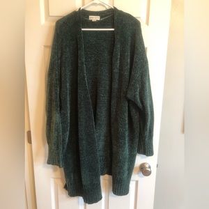 4x Green Velvet Cardigan